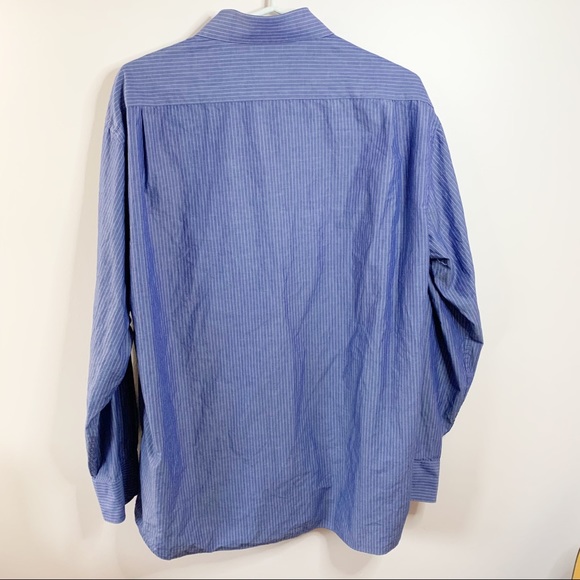 Tommy Hilfiger blue and white dress shirt - Picture 2 of 5